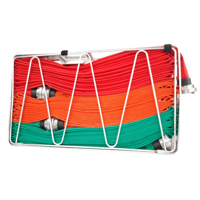 Fire hose basket carrier