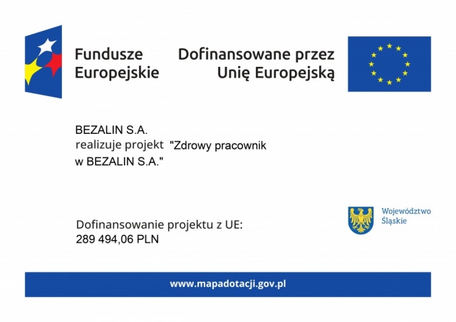 Projekt: „Zdrowy pracownik w BEZALIN S.A.”